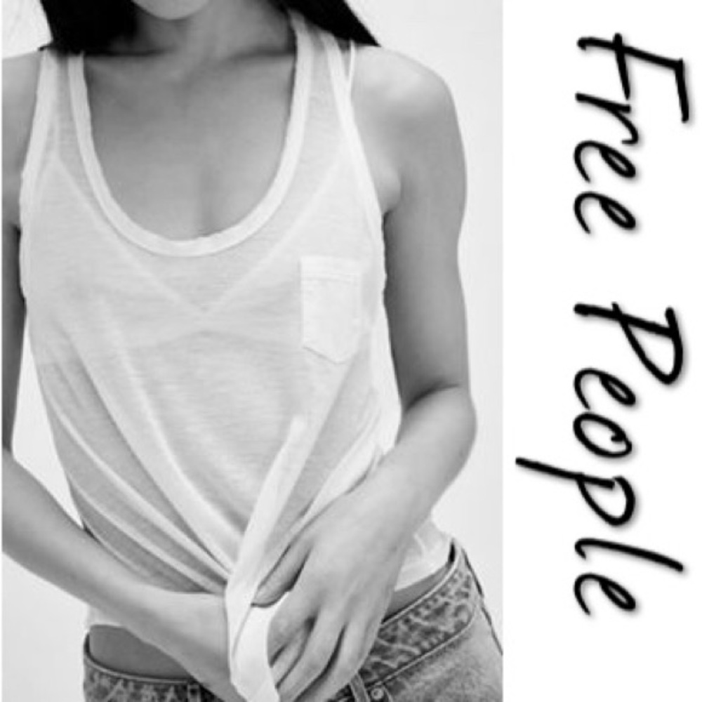 Free People Seize The Day Pocket Tank NWT XL